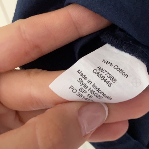 J. Crew Navy Bow Peplum Tank - Picture 6 of 6